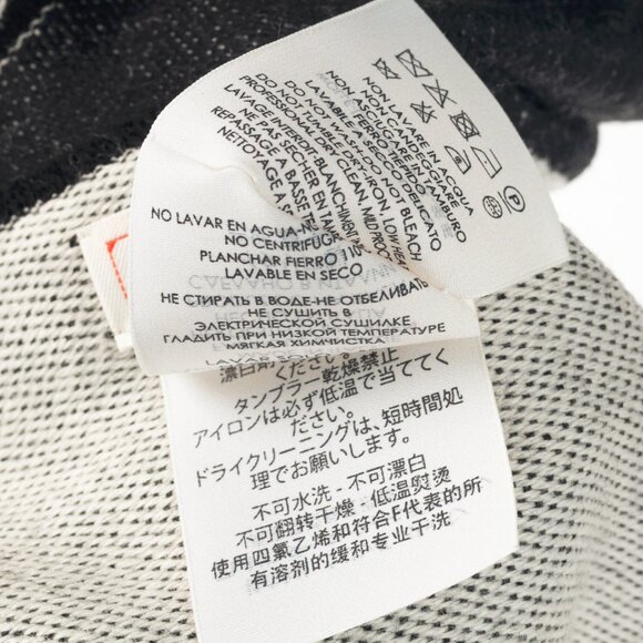 Alexander McQueen Black Wool Skull-Motif Scarf - Picture 6 of 7